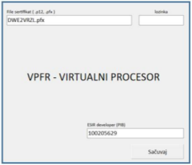 VPFR sertifikat