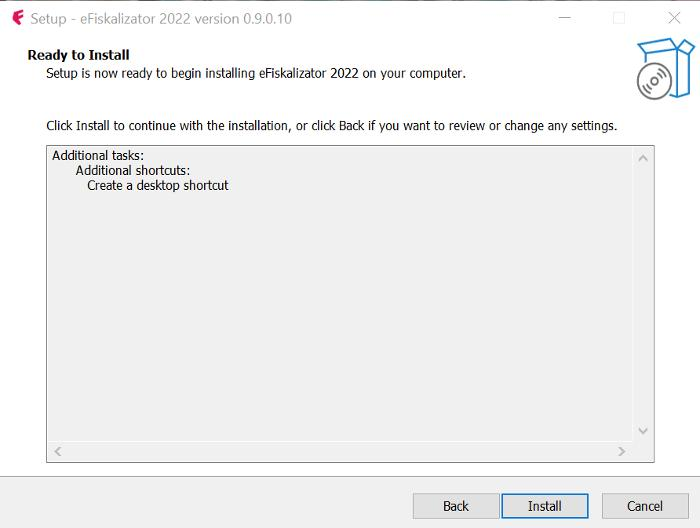 Drugi korak instalacije