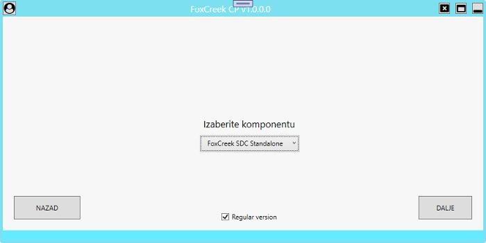Komponente za ažuriranje i instaliranje