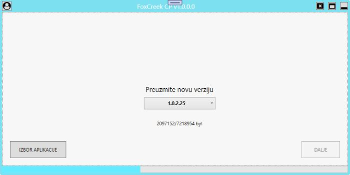 Izbor verzije za preuzimanje