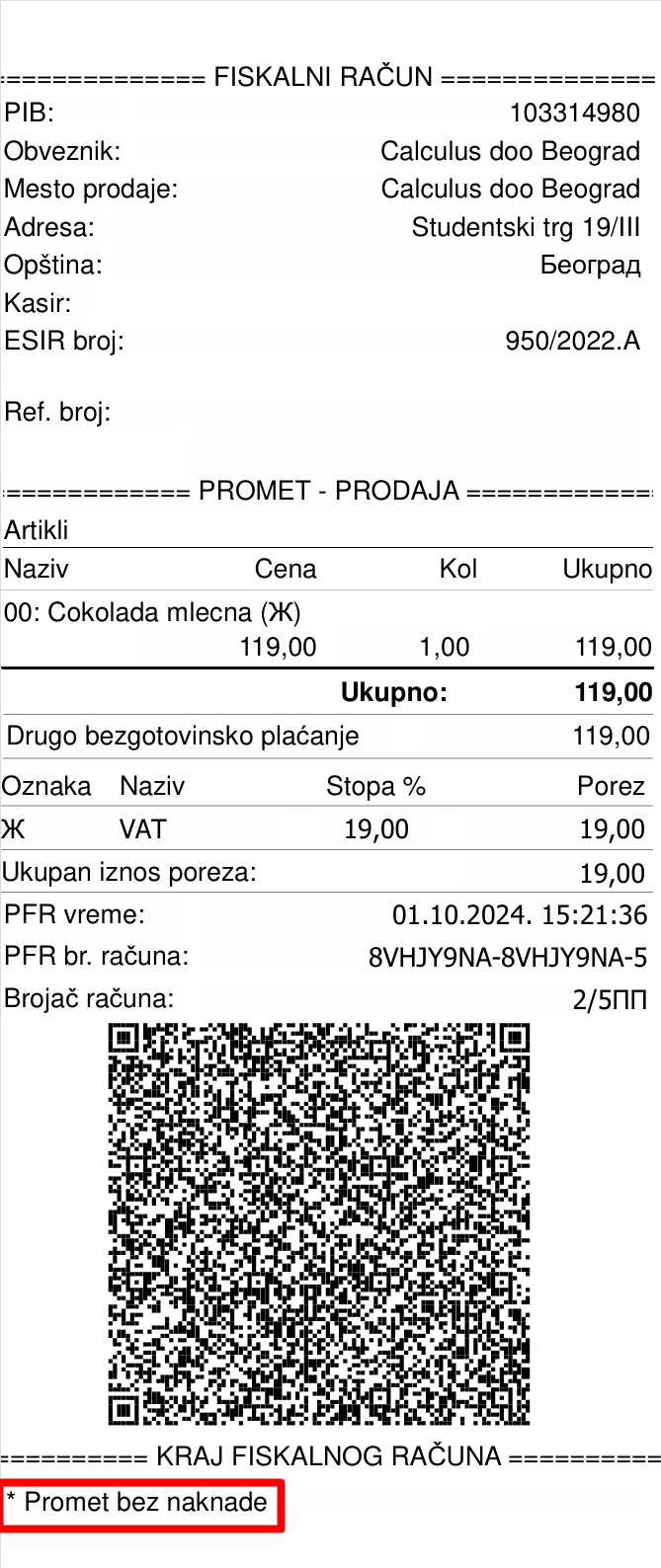 Bez naknade