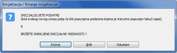 Inicijalizacija