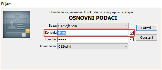 Snimak ekrana uz prethodni pasus