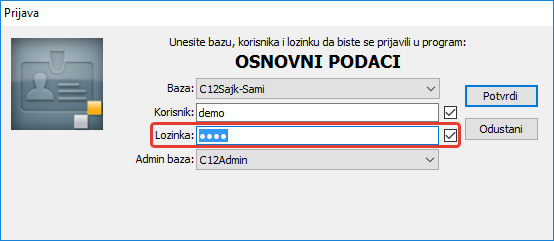 Snimak ekrana uz prethodni pasus