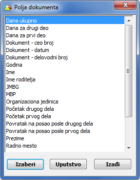 Snimak ekrana uz prethodni pasus