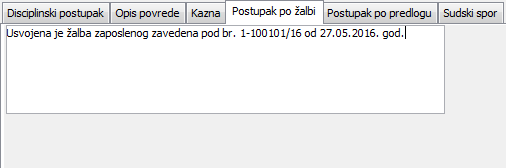Snimak ekrana uz prethodni pasus