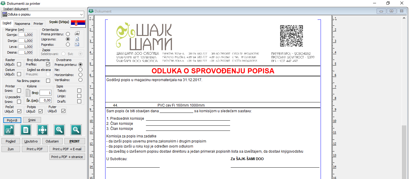 Snimak ekrana uz prethodni pasus