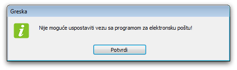 poruka o grešci