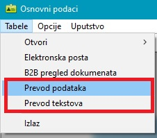 Snimak ekrana uz prethodni pasus