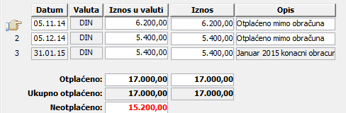 Snimak ekrana uz prethodni pasus