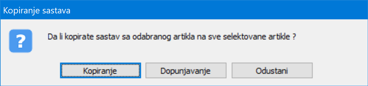 Dijalog Kopiranje sastava, ver9195